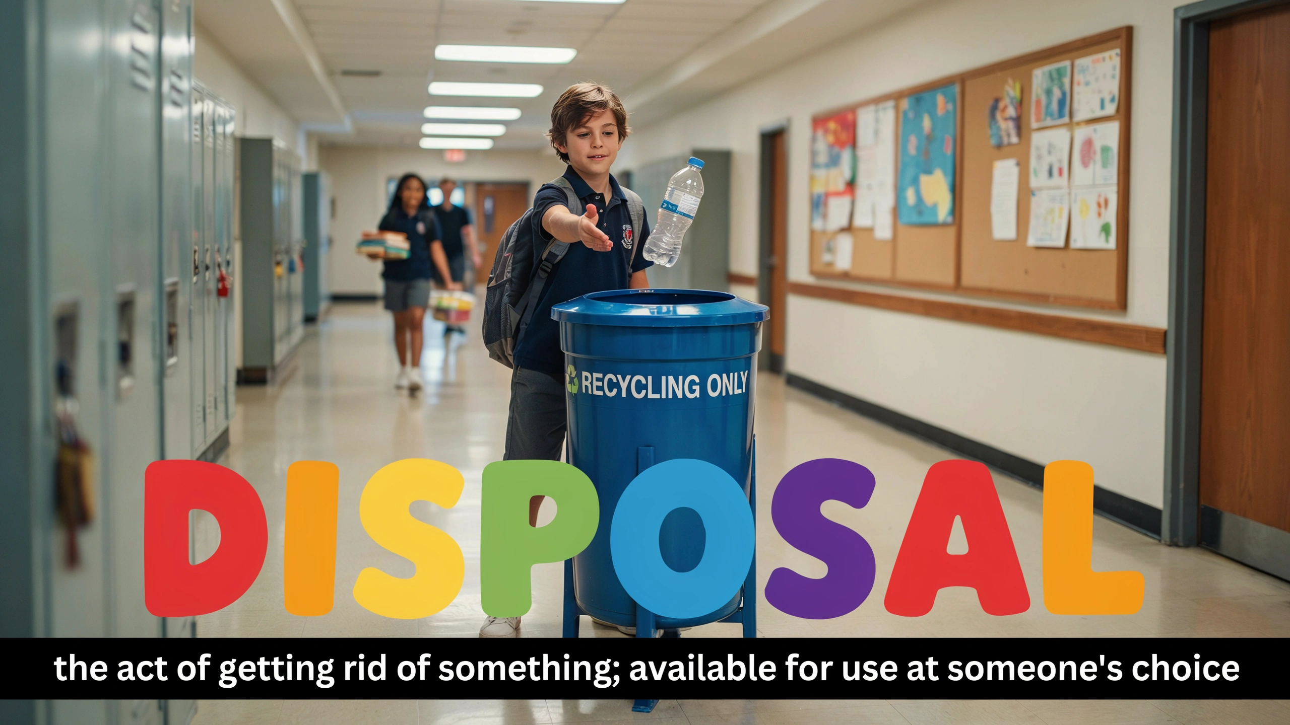 English Illustration for disposal